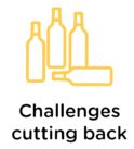 Challenges cutting back
